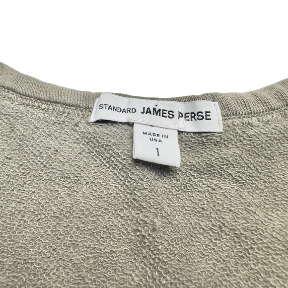 James Perse Standard | Women | Supima Cotton Exposed Seam Popover Top | Size 1 - Picture 7 of 9